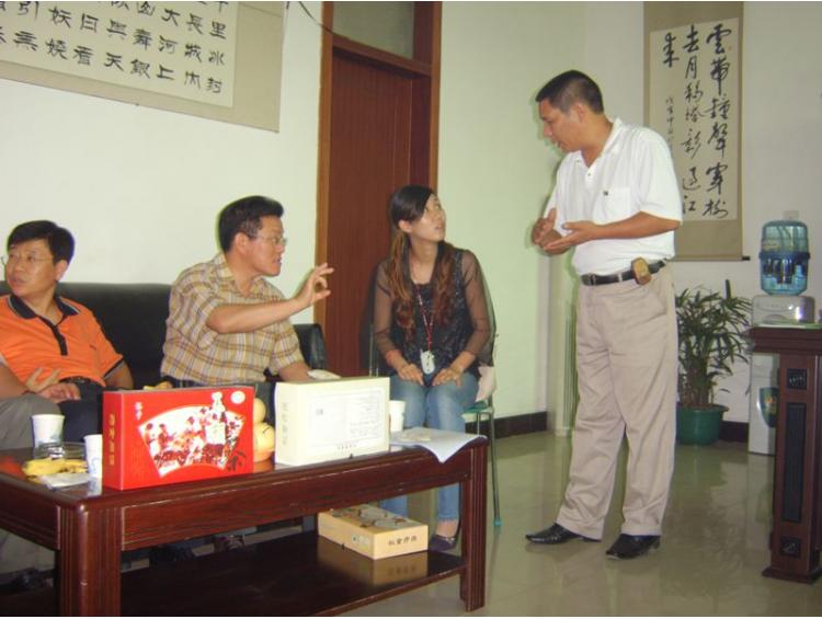 韓國(guó)友人訪(fǎng)問(wèn)公司董事長(zhǎng)